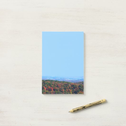 Appalachische bergen in Herfst Post-it® Notes (Op bureau)