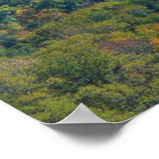 Appalachische bergen in Herfst Poster (Hoek)