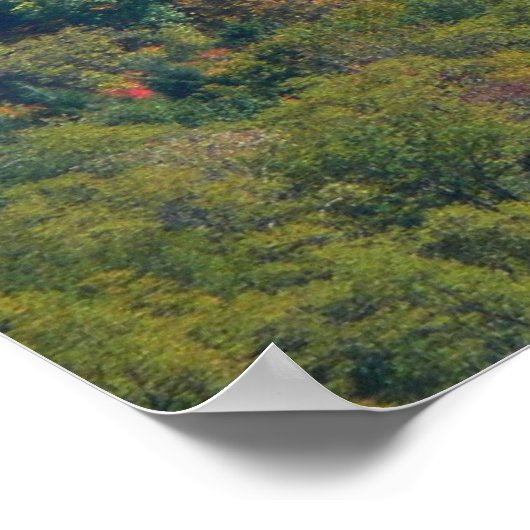 Appalachische bergen in Herfst Poster (Hoek)