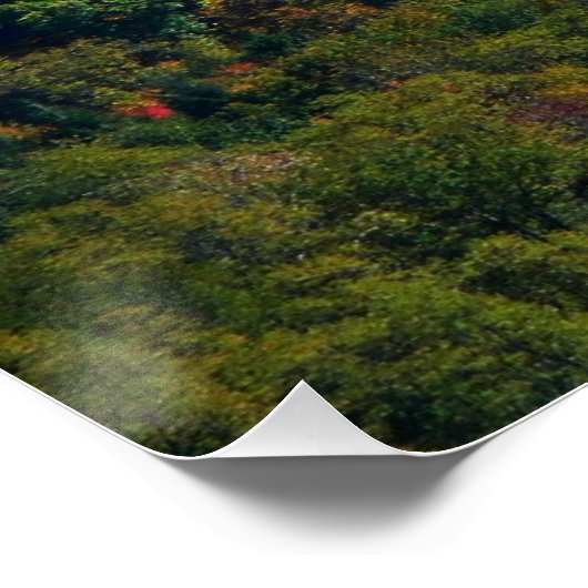 Appalachische bergen in Herfst Poster (Hoek)