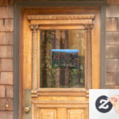 Appalachische bergen in Herfst Raamsticker (Huis Deur)