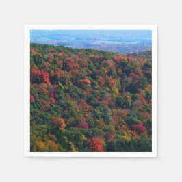 Appalachische bergen in Herfst Servetten