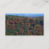 Appalachische bergen in Herfst Visitekaartje (Achterkant)