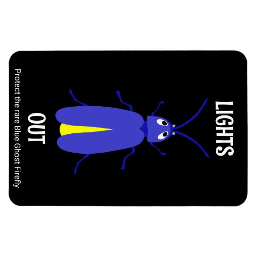 Appalacian Lightning Bug Magnet Magneet (Horizontaal)
