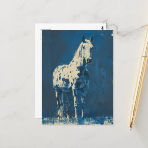 Appaloosa-cyanotype Briefkaart