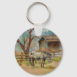 APPALOOSA EN OUD BARN VAN SHARON SHARPE SLEUTELHANGER