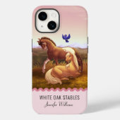 Appaloosa en Palomino Paard Case-Mate iPhone Case (Achterkant)
