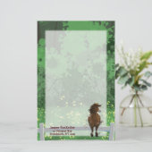 Appaloosa Gepiliseerd Pony Briefpapier (Staand voorkant)