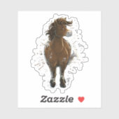 Appaloosa Gepiliseerd Pony Sticker (Vel)