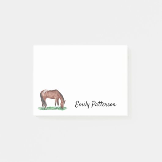 Appaloosa Grazing Horse Post-it® Notes (Voorkant)