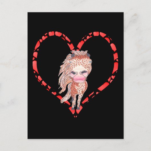 APPALOOSA HEART FEESTDAGENKAART (Voorkant)