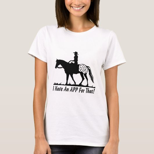 Appaloosa Horse App T-shirt (Voorkant)