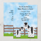 Appaloosa Horse Baby shower Uitnodiging (Voorkant / Achterkant)