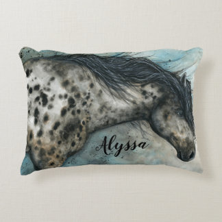 Appaloosa Horse beroemd gemaakt door Bihrle Custom Accent Kussen