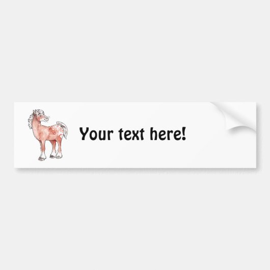 Appaloosa Horse Bumpersticker (Voorkant)