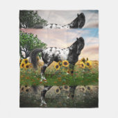 Appaloosa Horse Fleece Blanket (Voorkant)