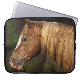 Appaloosa Horse Headshot 1 Laptop Sleeve