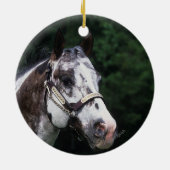 Appaloosa Horse Headshot 2 Keramisch Ornament (Achterkant)