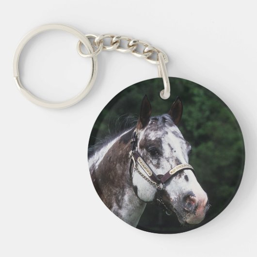Appaloosa Horse Headshot 2 Sleutelhanger (Voorkant)