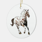 Appaloosa Horse Keramisch Ornament (Links)