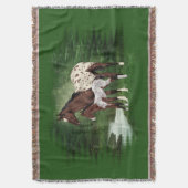 Appaloosa Horse Mare en Foal Deken (Voorkant Verticaal)