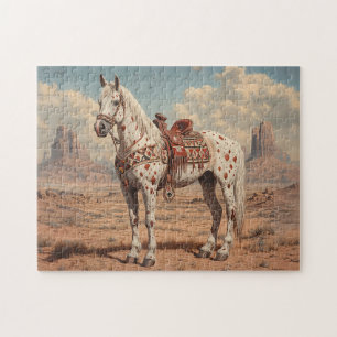 Appaloosa Horse Painted Desert Schilderachtig Legpuzzel