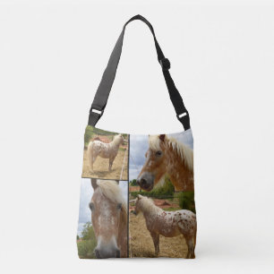 Appaloosa Horse, Photo Collage Crossbody Bag Tas