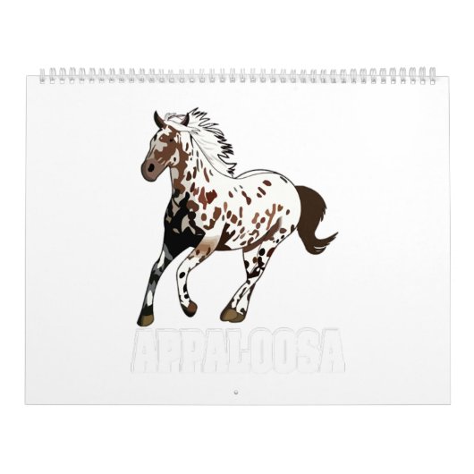 appaloosa Horse Pony equine Gift Kalender (Hoes)