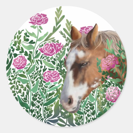 Appaloosa Horse Roos Sticker (Voorkant)