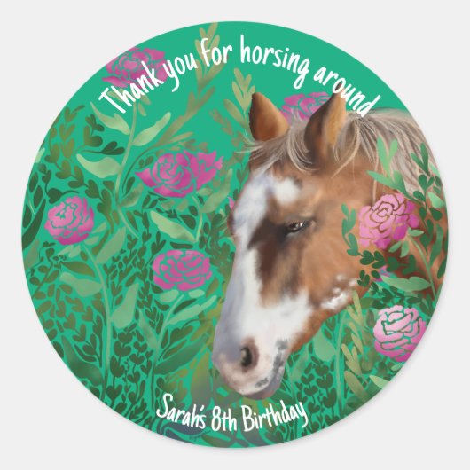 Appaloosa Horse Roos Sticker (Voorkant)