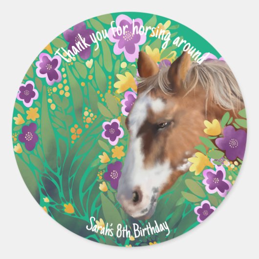 Appaloosa Horse Roos Sticker (Voorkant)