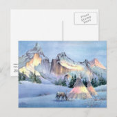 APPALOOSA HORSE TIPI CAMP beroemd gemaakt door SHA Briefkaart (Voorkant / Achterkant)