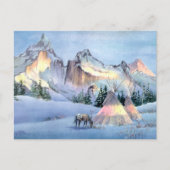 APPALOOSA HORSE TIPI CAMP beroemd gemaakt door SHA Briefkaart (Voorkant)