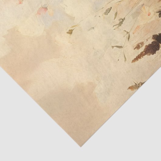 Appaloosa Horse Wildflower Field Decoupage Tissuepapier (Detail)