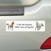 Appaloosa Horses Bumpersticker (Op auto)