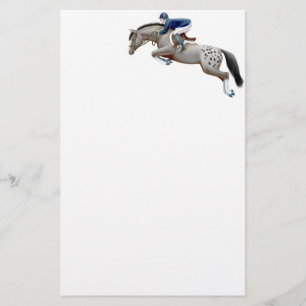 Appaloosa Hunter Jumper Horse Stationery Briefpapier