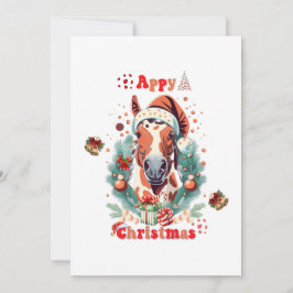 Appaloosa Kerst Feestdagenkaart