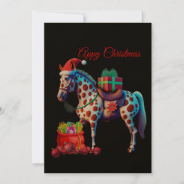 Appaloosa Kerst Feestdagenkaart