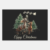 Appaloosa Kerst Inpakpapier Vel (Voorkant 2)