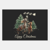 Appaloosa Kerst Inpakpapier Vel (Voorkant)