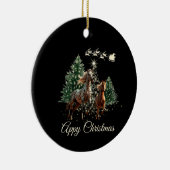 Appaloosa Kerst Keramisch Ornament (Rechts)