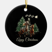 Appaloosa Kerst Keramisch Ornament (Voorkant)