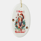 Appaloosa Kerst Keramisch Ornament (Rechts)