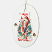 Appaloosa Kerst Keramisch Ornament (Links)