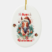 Appaloosa Kerst Keramisch Ornament (Voorkant)