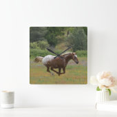 Appaloosa-klok Vierkante Klok (Huis)