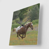 Appaloosa-klok Vierkante Klok (Hoek)