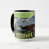 Appaloosa Mare en Colt Horse Mok (Voorkant links)