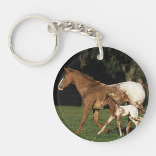Appaloosa-mare en -slachtafvallen sleutelhanger