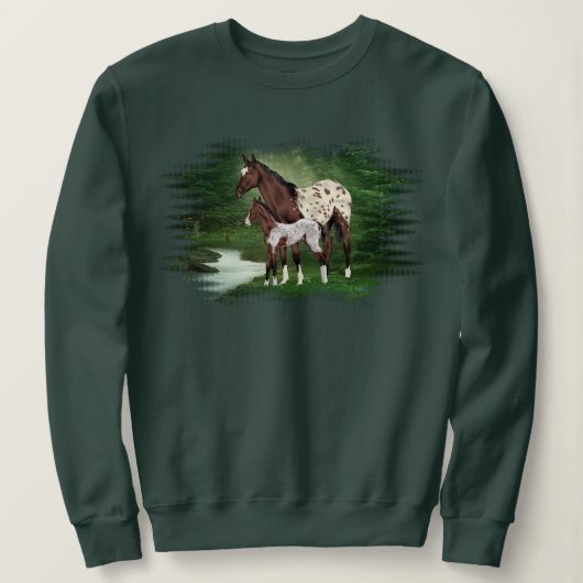 Appaloosa Merrie en Veulen Trui (Design voorkant)